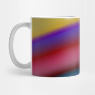 green pink blue yellow texture art Mug